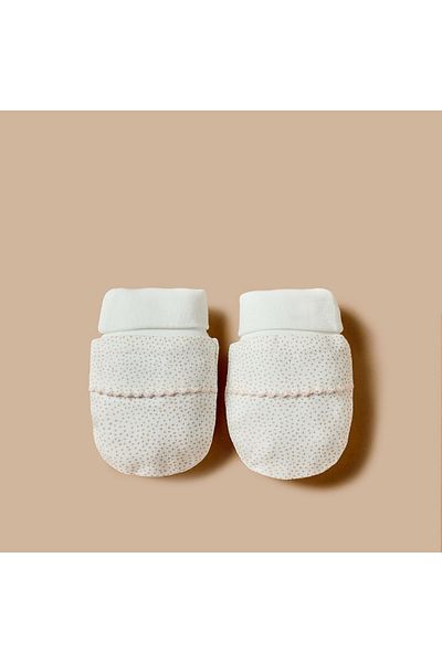 giggles Leaf Print Mittens