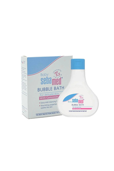 Sebamed سيباميد بيبي رغوة الحمام مع البابونج للبشرة الرقيقة - 200 مل