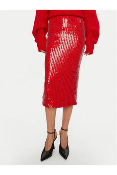 ROTATE Women's Pencil Skirt 1131483017 Red
