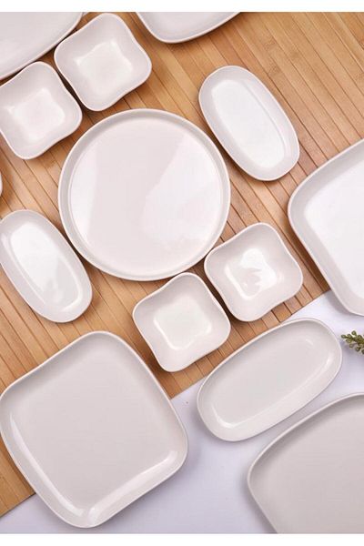 Atbyhome Field 13 Piece Ceramic Breakfast Set for 6 People – Breakfast Set Presentation Set