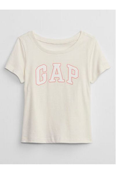 GAP Tricou Gap pentru fete 459909 Ecru