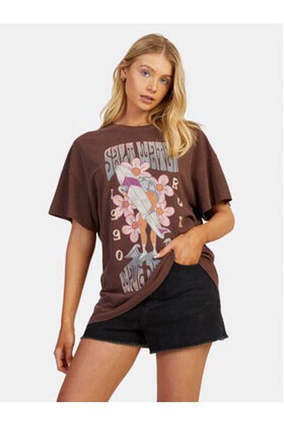 Roxy Women's T-Shirt brown ROXY-URJZT03737 RSY0 CHOCOLATE