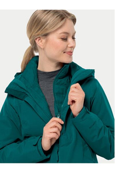 Jack Wolfskin Jachetă de damă cu puf 1207761 Verde