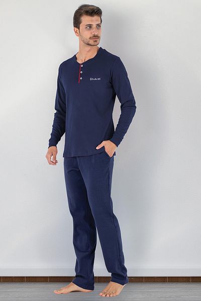 Doremi 2 Pieces Men's Soft Natural Cotton Pajama Set