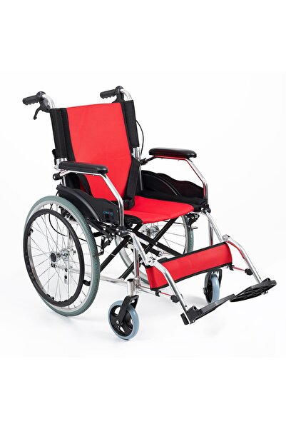 Comfort Plus Alüminyum Refakatçı Frenli Hafif Tekerlekli Sandalye