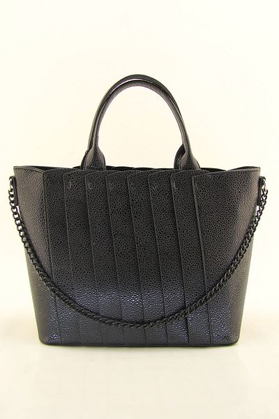 HNB Women's Caviar Black Medium Size Shoulder Bag