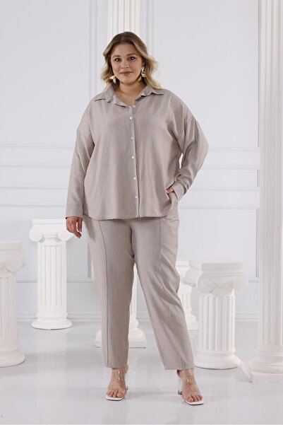 Siyezen Large Size Lyocell Fabric Suit