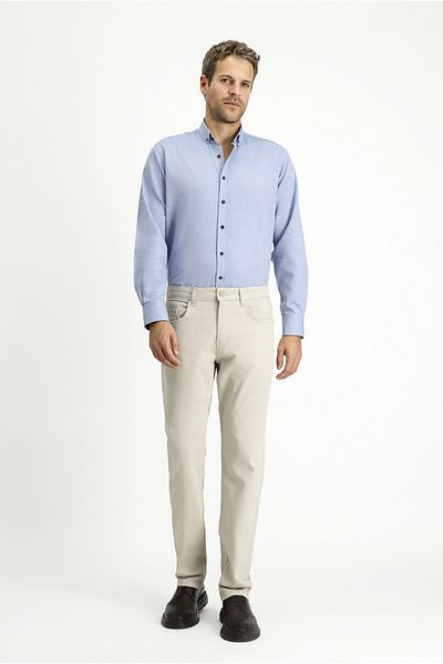 Kiğılı Regular Fit Lycra Canvas / Chino Pants