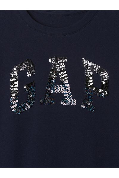 GAP Tricou pentru fete 628663-00 Bleumarin