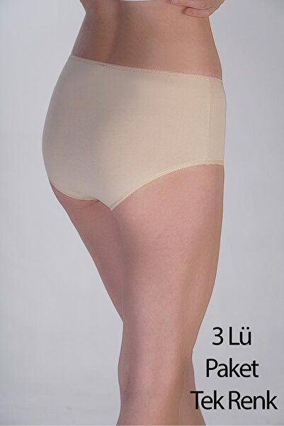 cotonhause Жіночі труси з високою талією, набір з 3 штук – бавовняні, зручний крій, Ten 365003