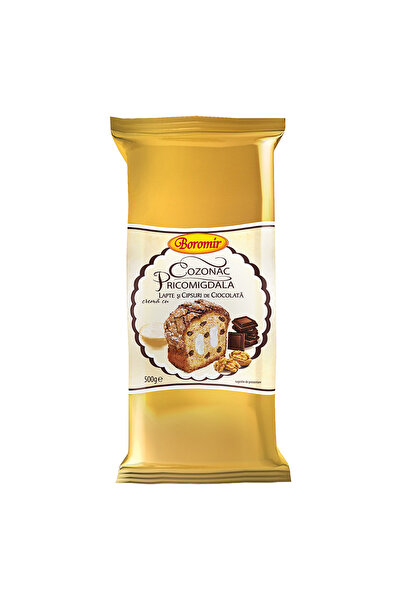 Boromir Cremă Cozonac Pricomiddala cu lapte și bucăți de ciocolată 500g
