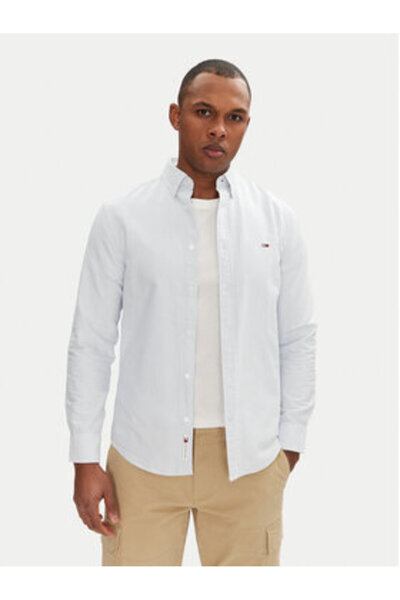 Tommy Jeans Cămașă bărbătească DM0DM20668 Albastră