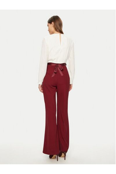 RINASCIMENTO Women's Jumpsuit CFC0019768002 White, Burgundy