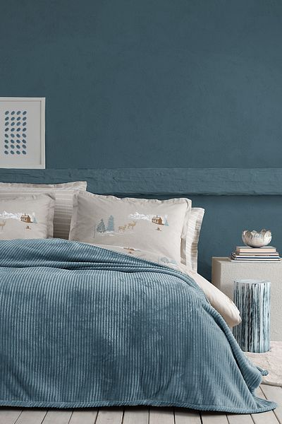 Yataş Pătură Wellsoft Adel Single - Ice Blue