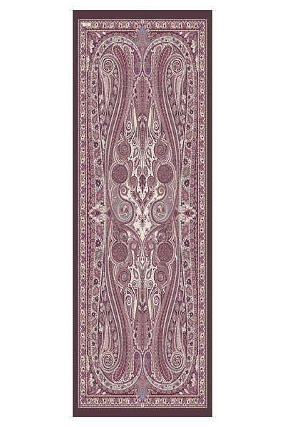 Qef Elegan Half Rainy Summer Shawl Deluxe-Noa Plum Plum