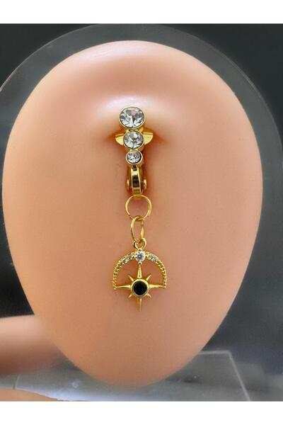 Arescollection DELİKSİZ ( DELİK GEREKTİRMEYEN) KLİPSLİ SIKIŞTIRMALI GÖBEK PİE...