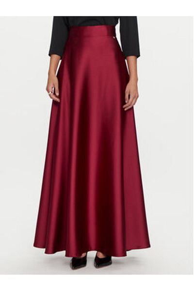 RINASCIMENTO Women's Maxi Skirt CFC0119875003 Burgundy
