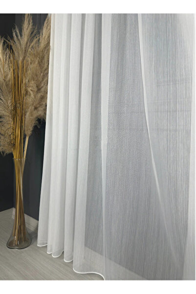 NP Narin Home Gravity Silvery Bamboo Tulle (1/3) Tight Pleat Suitable for Every Room Skirt Lead Tulle Curtain, Np Narin Homee