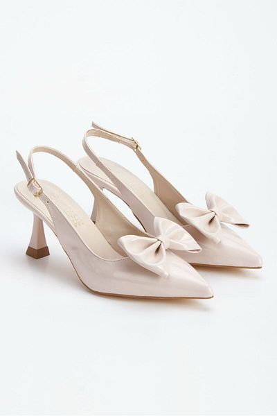 FİNTAS Ayağınıza Gelen Moda Bow Heeled Women's Shoes