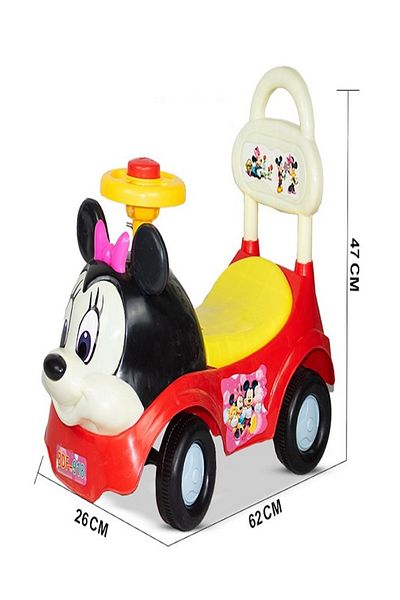 rexa Minnie Mouse Printed Push Ride-On Car 26x62x47