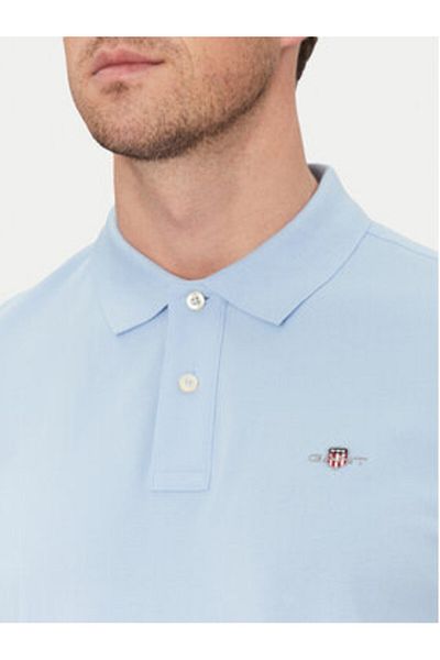 Gant Tricou polo gant 2210 albastru deschis pentru bărbați