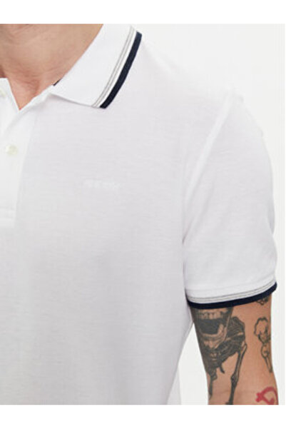 Geox Polo pentru bărbați M4510Q-T2649 Alb