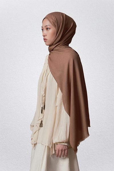 Qef Milk Coffee Modal Shawl