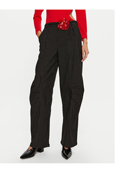 ROTATE Women's fabric trousers 1131372470 Black