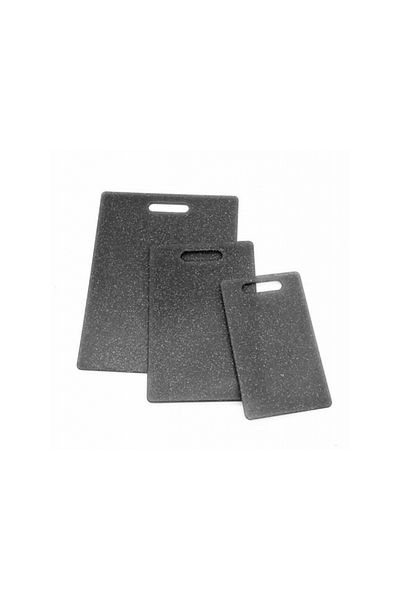 zola Set of 3 choppers, different sizes, BPA-free plastic, granite black
