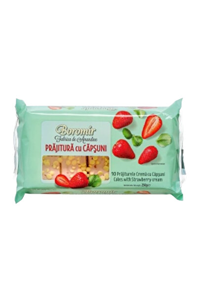 Boromir PRĂJITURĂ CU CĂPȘUNI, 250 g