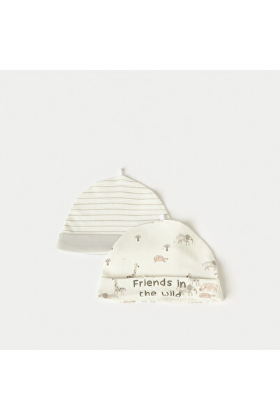 Juniors Printed Cap - Set Of 2