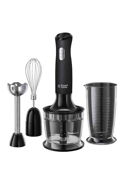 RUSSELL HOBBS Mixer vertical Russell Hobbs Matte Black 3 in 1 24702-56 500W Mini tocator Tel Negru Inox