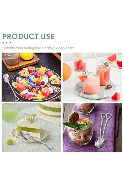 zola Σετ 8 κουταλιών, μοντέλο φτυαριού και φτυαριού, 15 x 3,3 εκ.