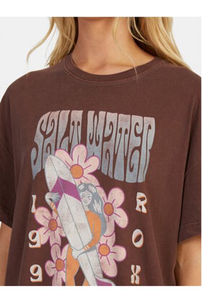 Roxy Women's T-Shirt brown ROXY-URJZT03737 RSY0 CHOCOLATE