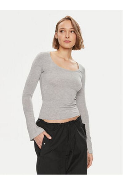 Gina Tricot Women's Blouse 16981 Gray