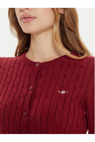 Gant Womens Cardigan 4800103 Red