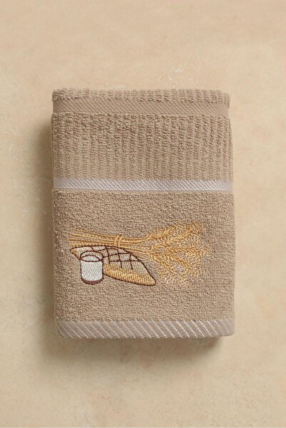 Ellia Soft Afrodisias %100 Pamuk Nakışlı El Ve Yüz Havlusu Çeyizlik Ve Mutfak Havlusu 40x70 cm