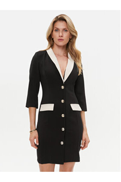 RINASCIMENTO Rochie de cocktail pentru femei CFC0019257002 Negru