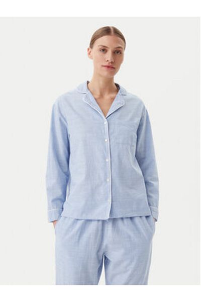 Hunkemöller hunkemoller Top de pijama pentru femei 301491 Albastru deschis