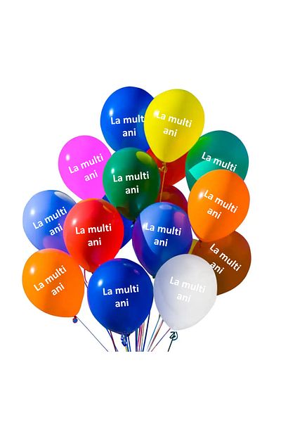 Ropet Set of 25 latex balloons, Happy Birthday, 30cm, Ropet