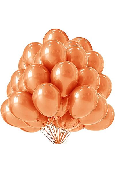 Ropet Set of 100 latex balloons, Rose Gold, 30cm, Ropet