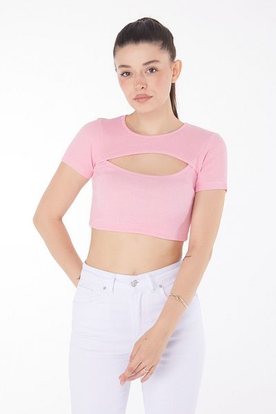 TOFİSA Crop Pink - 25852
