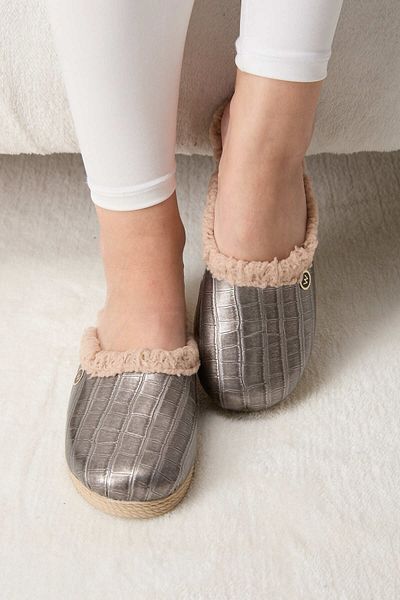 TOFİSA Gray Women's House Slippers - 23490