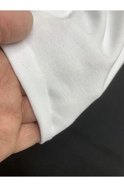 Yiğit Kumaş White Flexible Lacoste Cloth, Track 90X160 cm