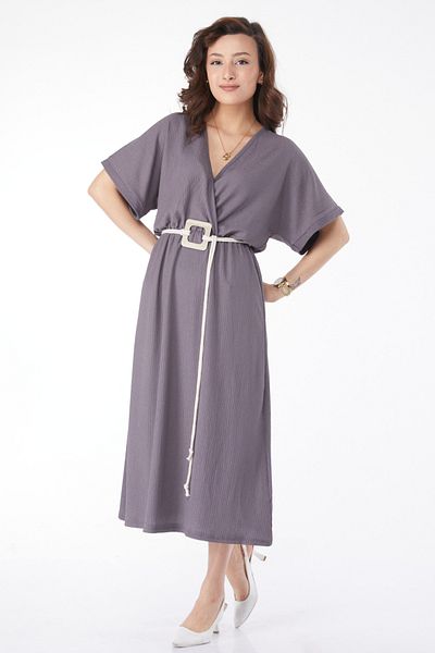 TOFİSA Rochie cu curea afumată - 24660
