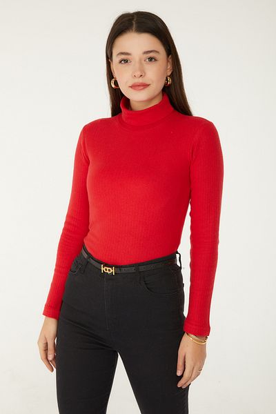 TOFİSA Ribbed Badi Red - 26537