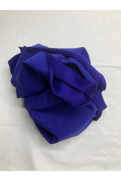 Yiğit Kumaş Saks Blue Knee Does Not Make 2 Thread Flexible Fabric Piece 75X180 cm