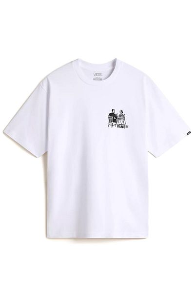 Vans Fine Dining Ss Men's White Tshirt Vn000M6Bwht1