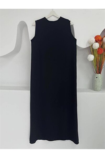 MELEK ARAZ Crna haljina sa donjim vešom