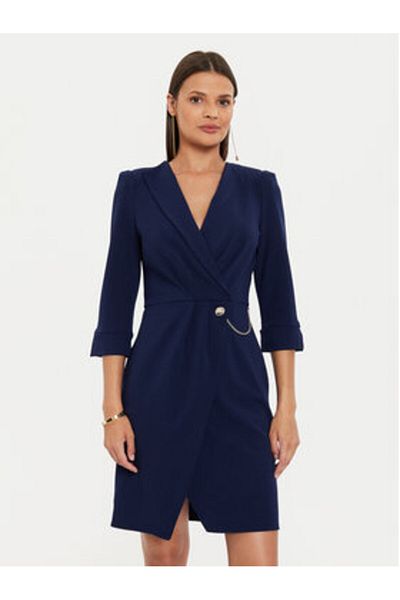 RINASCIMENTO Rochie de cocktail pentru femei CFC0019592002 bleumarin